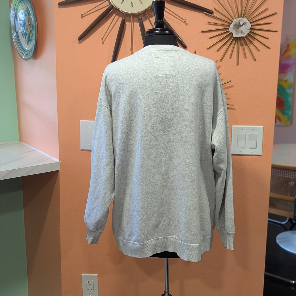 Hollister Whimsigoth M Gray Celestial Crew Sweatshirt Trust In The Universe - Picture 3 of 13